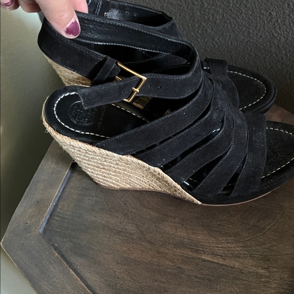 Tory Burch, 9.5, Gently preloved, Women's wedge Sandals - Picture 2 of 9